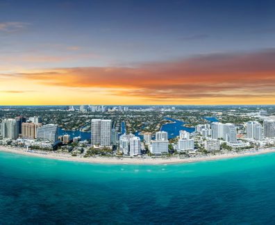 aerial Fort Lauderdale Beach