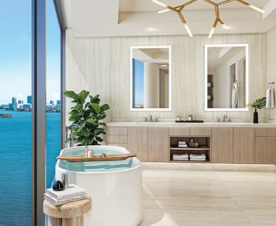 Solana Bay Bathroom Rendering