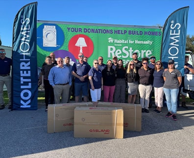 Kolter Homes Southwest Florida Donates Big to Habitat for Humanity Sarasota Thumbnail