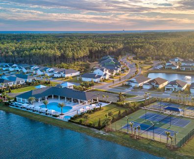 aerial of NatureWalk at the Watersound Origins Community